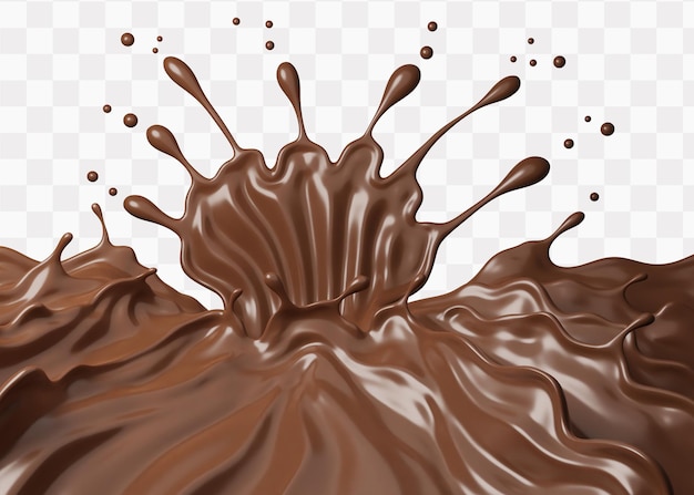 Splash de chocolate