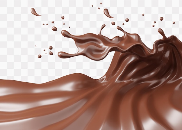 Splash di cioccolato