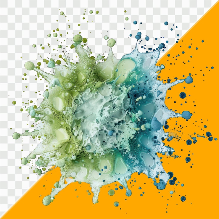 PSD splash di colori vivaci