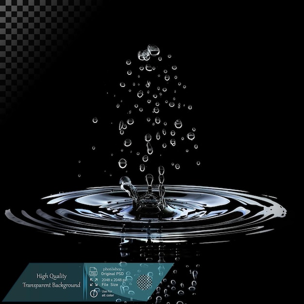 Splash de goutte d'eau