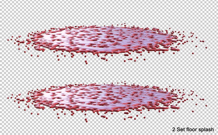 PSD splash of strawberry smoothie isolated 3d render