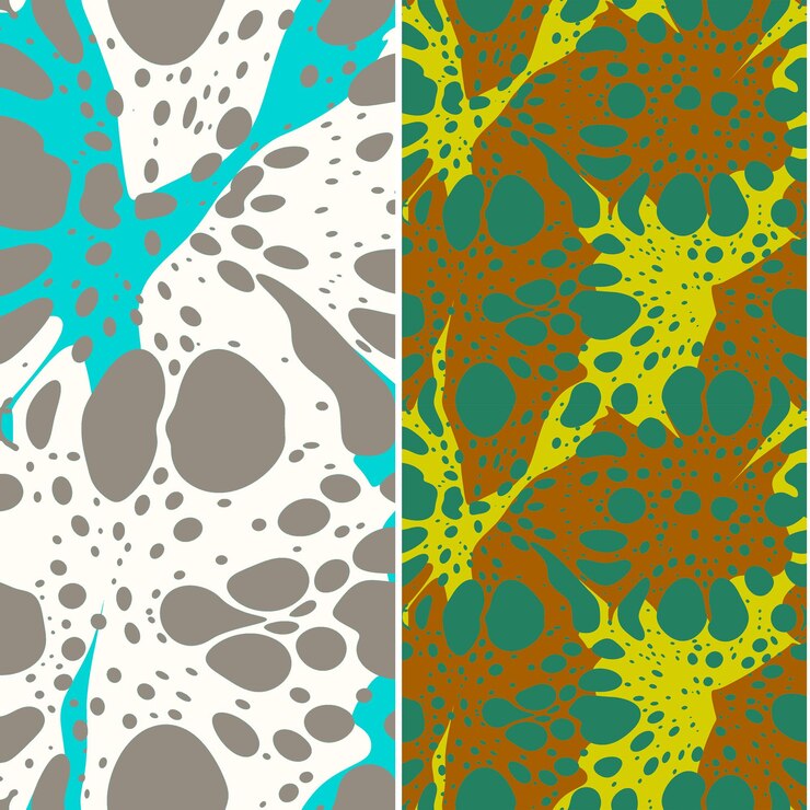 PSD sponge avec silhouette poreuse design minimal abstrait et modèles vectoriels de nature de sy