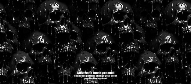 Spooky skulls amp ghosts fondo de halloween brillante