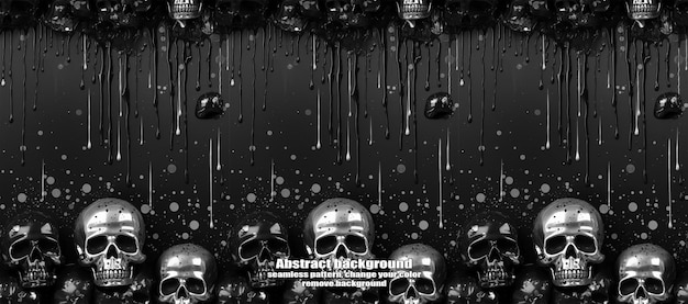 PSD spooky skulls amp ghosts fondo de halloween brillante