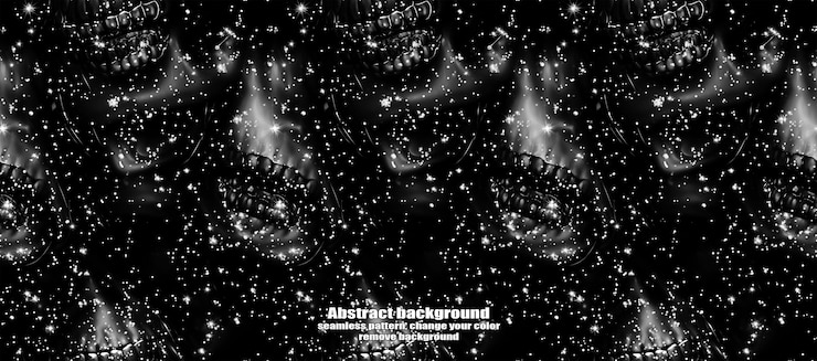 PSD spooky skulls amp ghosts fondo de halloween brillante