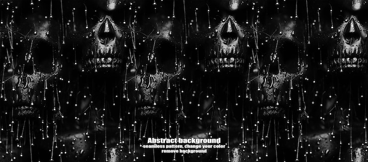 PSD spooky skulls amp ghosts fondo de halloween brillante