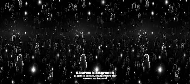 Spooky Skulls amp Ghosts Fondo de Halloween brillante