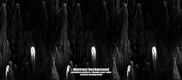 Spooky Skulls amp Ghosts Fondo de Halloween brillante