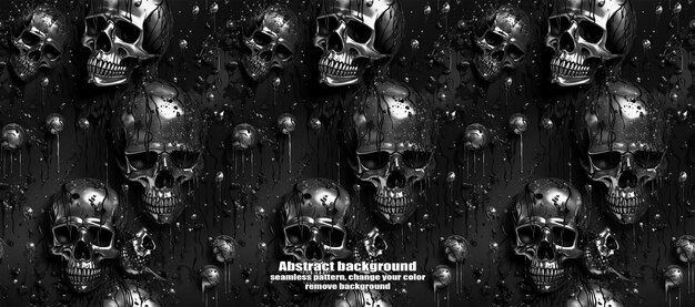 PSD spooky skulls amp ghosts glitzerndes halloween-hintergrund