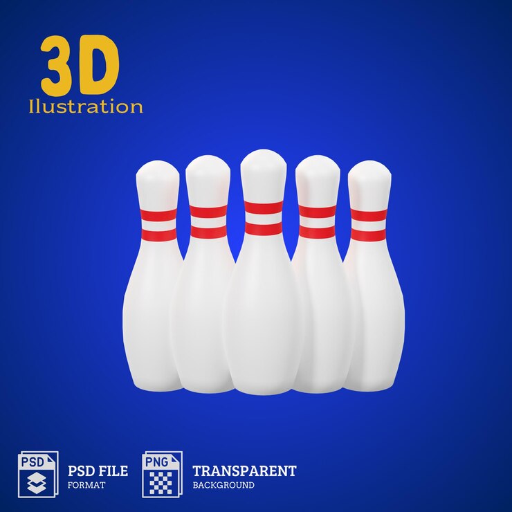 PSD sport con illustrazioni 3d