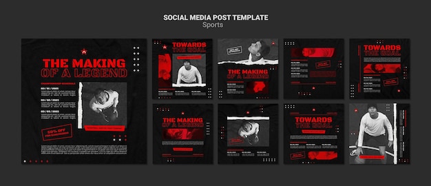 Sport Social Media Post