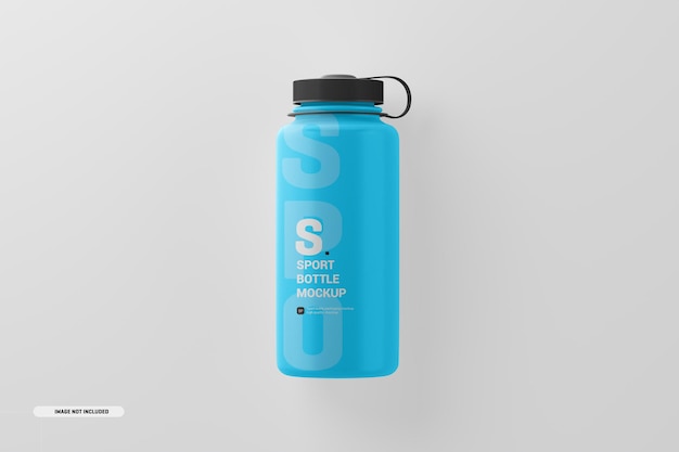 PSD sport wasserflasche mockup