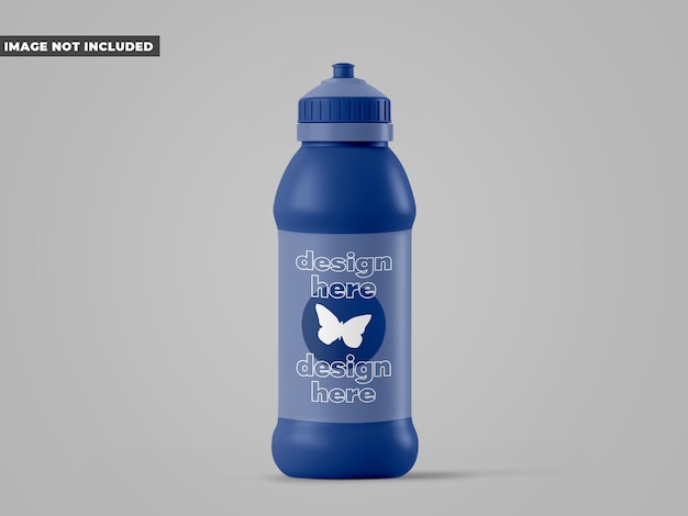 Sport wasserflasche mockup