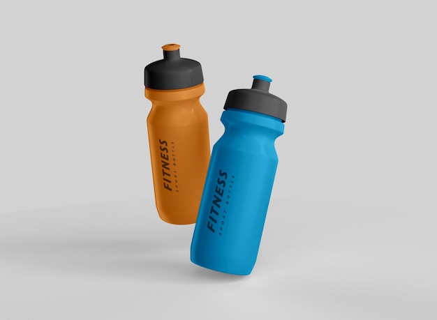 Sport wasserflasche mockup