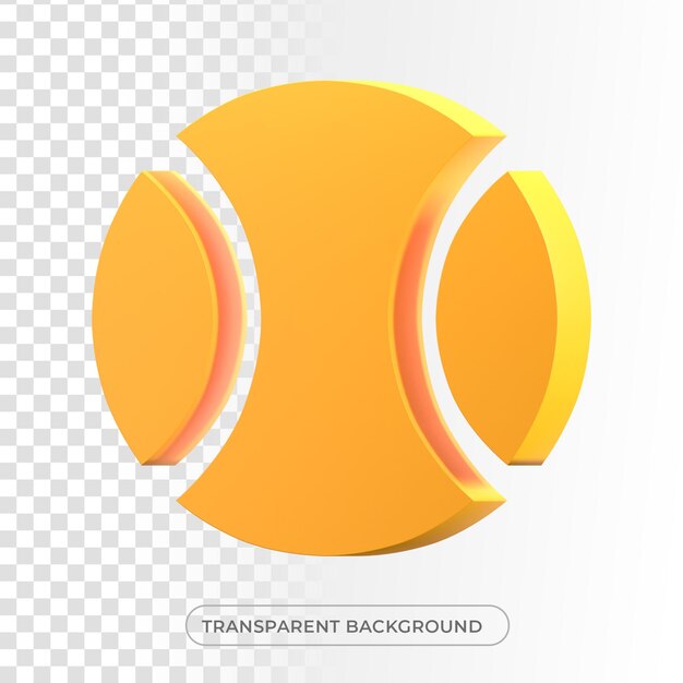 Sports Baseball Icon 3D