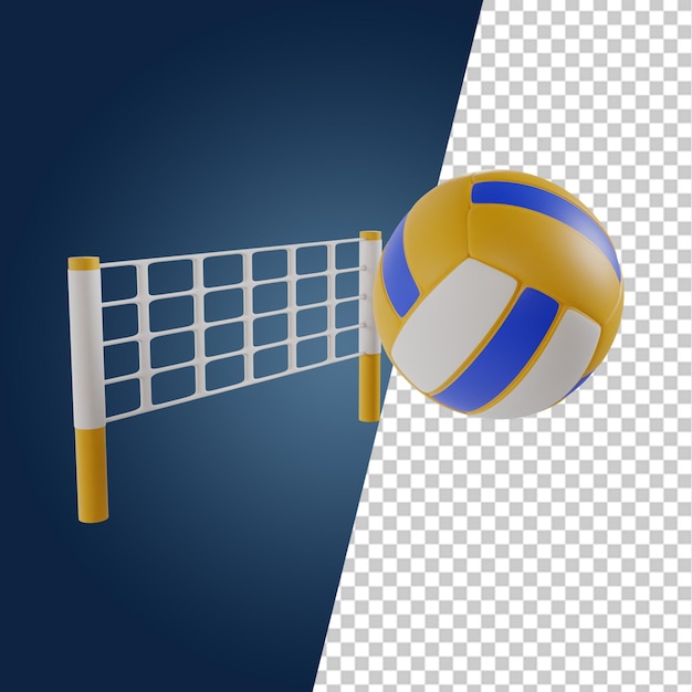 Sportspiel 3D-Rendering-Illustration