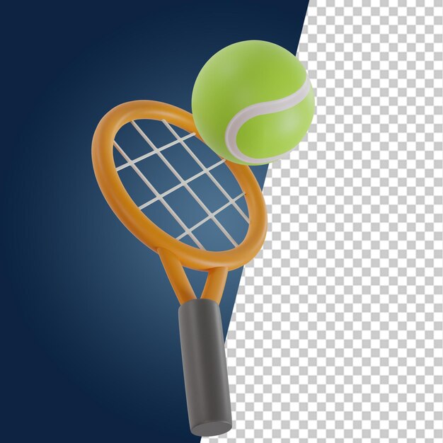 PSD sportspiel 3d-rendering-illustration