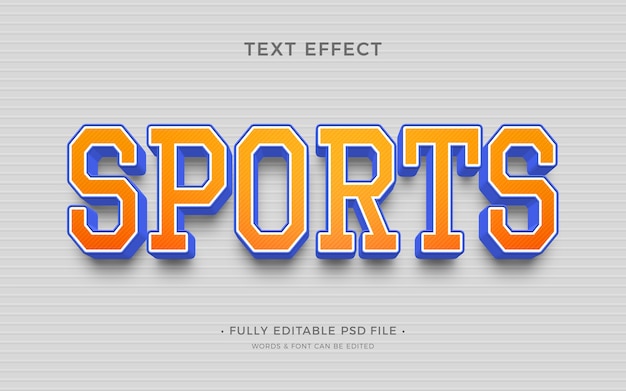 Sporttexteffekt