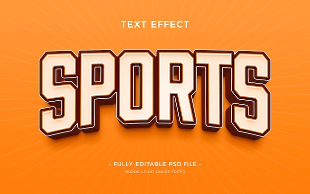 PSD sporttexteffekt