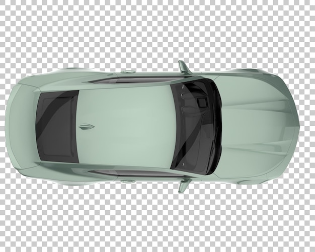 PSD sportwagen auf transparentem hintergrund. 3d-rendering - abbildung