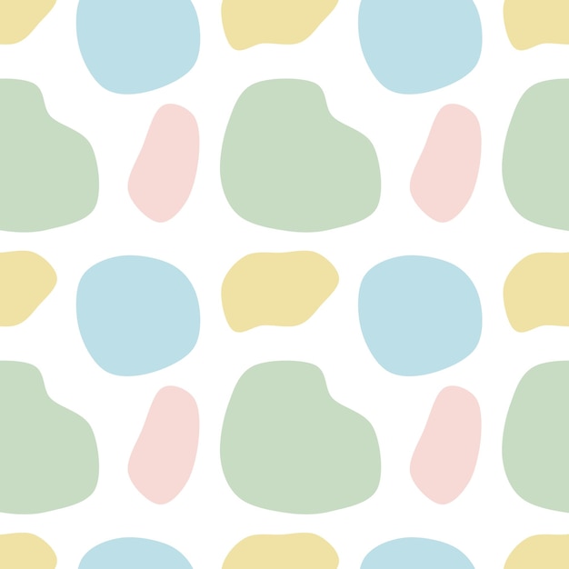 Spotted Pastell-Hintergrund wiederholtes Muster