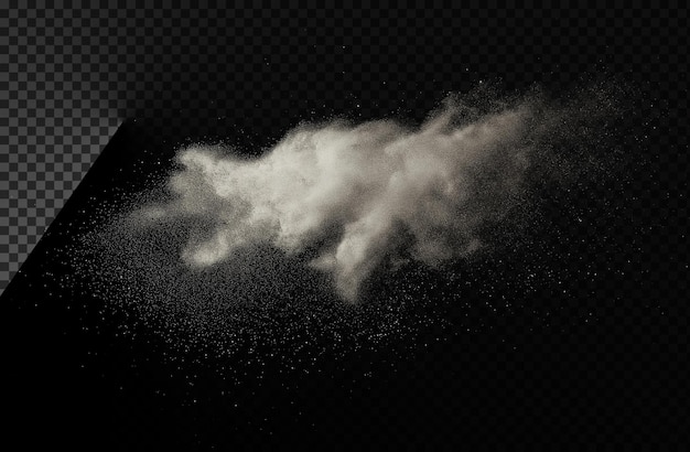 spray de agua aislado superposición efecto en fondo transparente