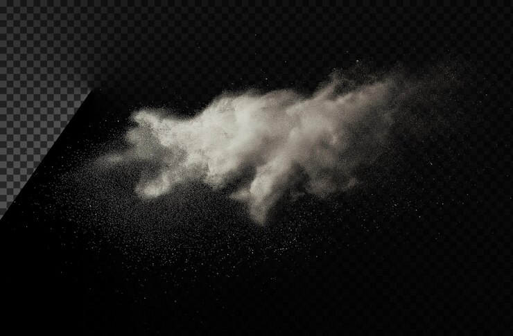 PSD spray de agua aislado superposición efecto en fondo transparente