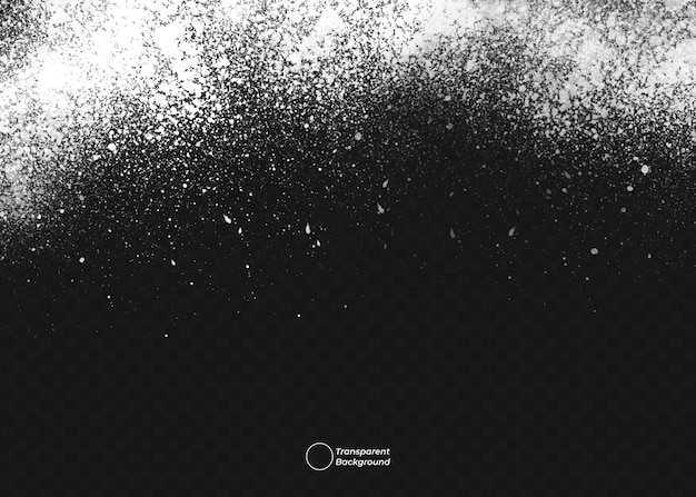 Spray Paint Splatter Texture on Transparent