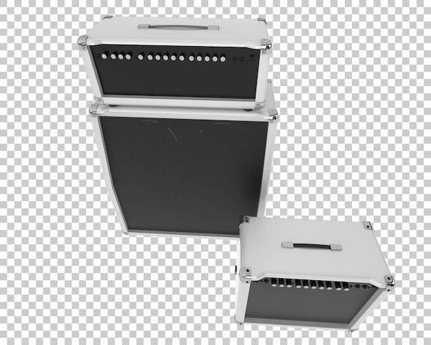 Sprecher isoliert auf transparentem Hintergrund 3D-Rendering-Illustration