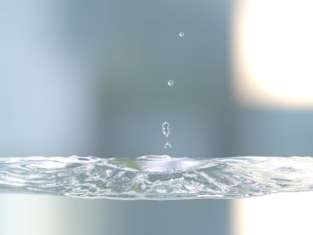 spruzzi d&#39;acqua