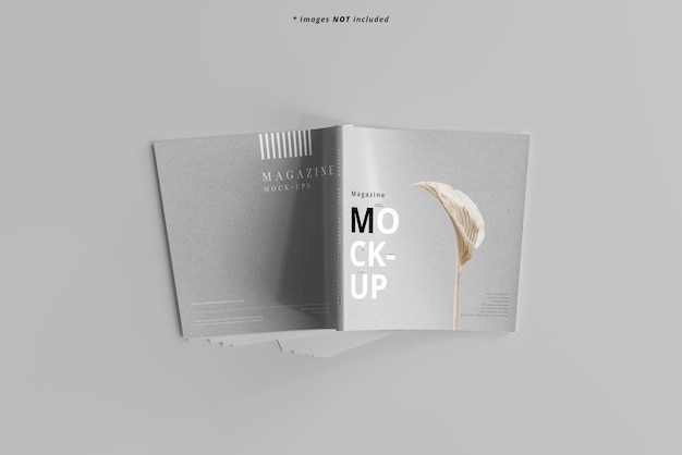 Square Magazine Mockup