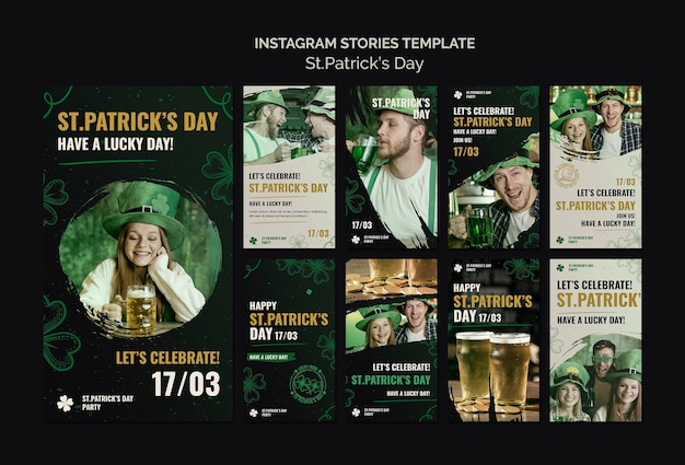 St. patrick's day feier instagram geschichten