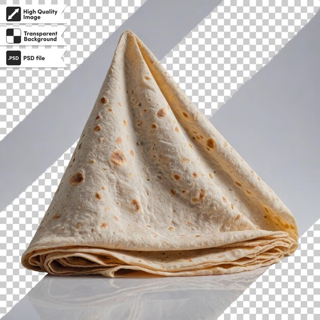 Stack Psd De Tortilla Sur Fond Transparent Avec Couche De Masque Modifiable