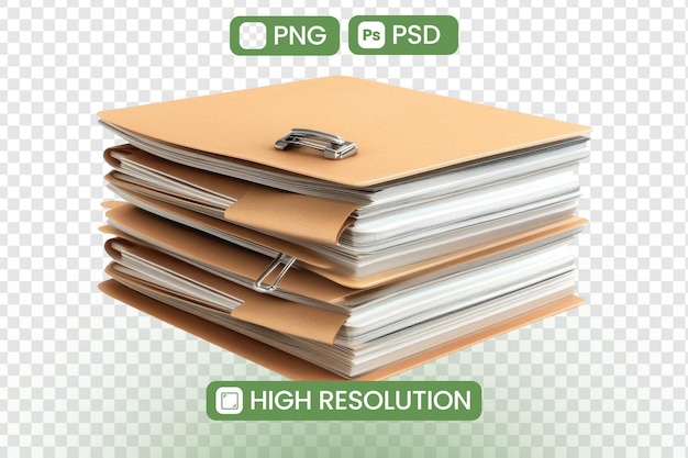 Stacking Files Una guida visiva per organizzare i documenti in modo efficiente ed efficace per migliorare il flusso di lavoro e la produttività Download PNG e PSD ad alta risoluzione inclusi