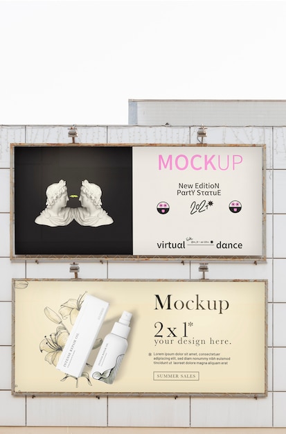 Stadtplakate entwerfen Mockup