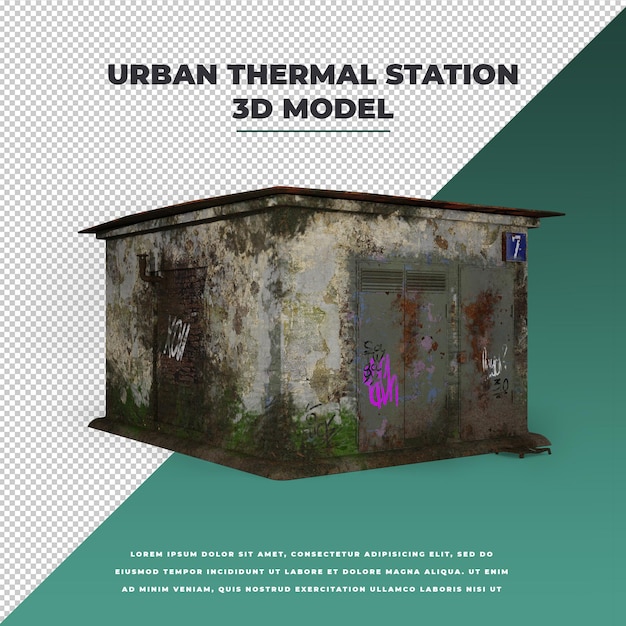 Städtische thermalstation