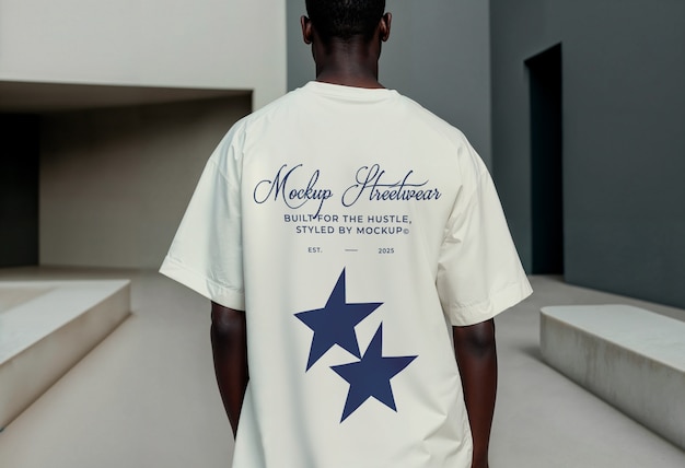 Städtisches T-Shirt-Mockup-Design