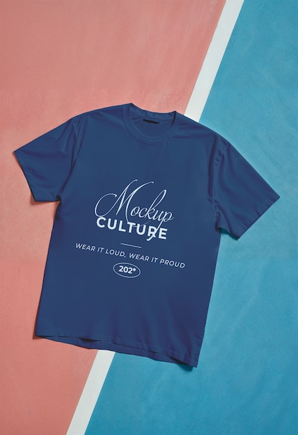 Städtisches T-Shirt-Mockup-Design