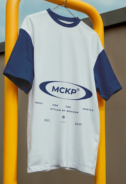 Städtisches T-Shirt-Mockup-Design