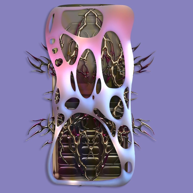 Stammes 3D-Rendering-Form