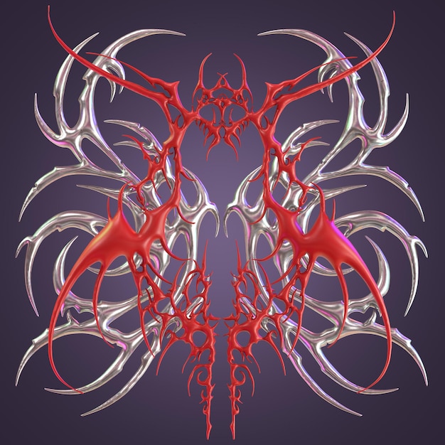 Stammes 3D-Rendering