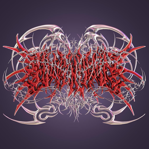 Stammes 3D-Rendering
