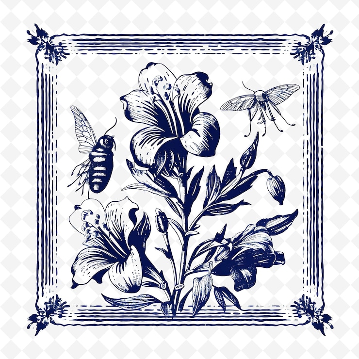 PSD stamponi floreali ad acquerello png premium disegni artistici per progetti creativi clipart e tattoo