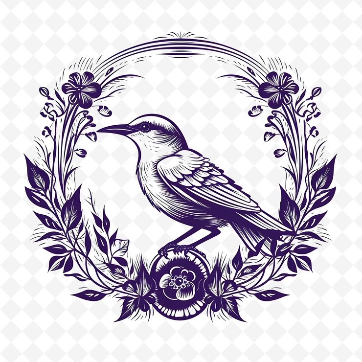 PSD stamponi floreali ad acquerello png premium disegni artistici per progetti creativi clipart e tattoo