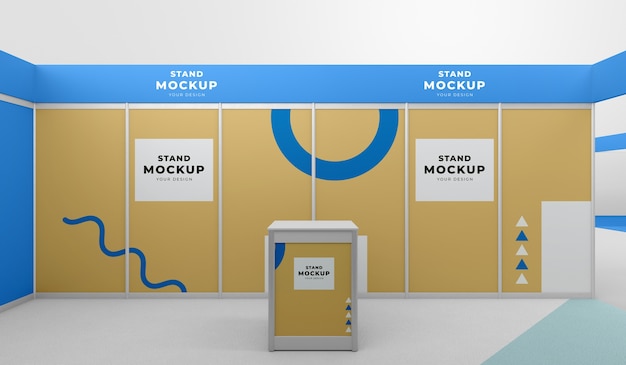 Stand aziendale e mock-up di stand
