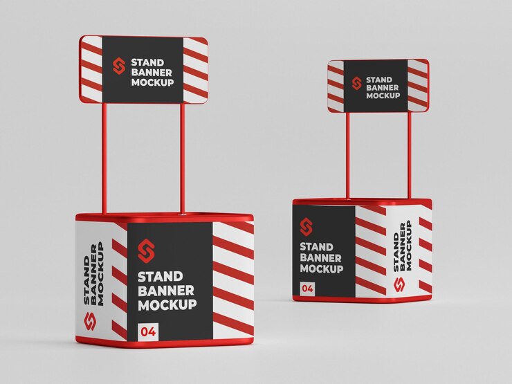 PSD stand banner ambas maquetas