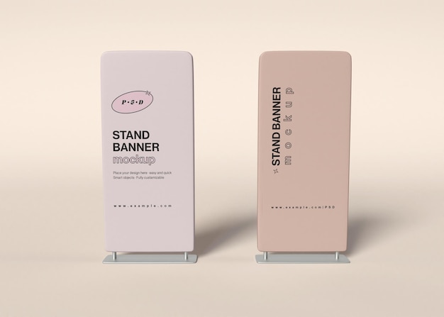 Stand banner mockup