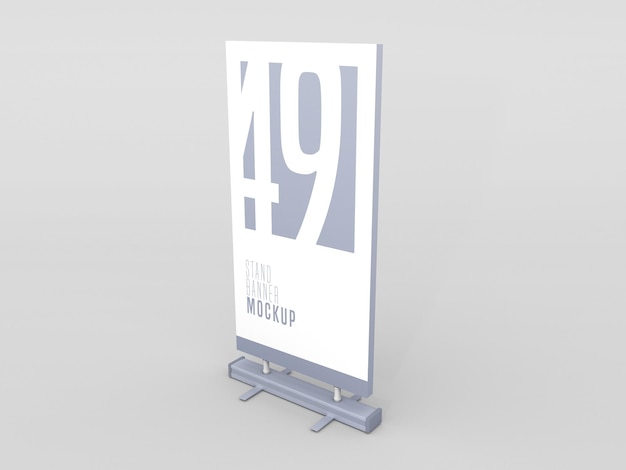 PSD stand banner psd mockup