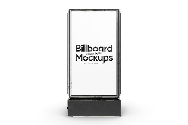 Stand-Billboard-Mockup-Vorlage PSD-Objekt