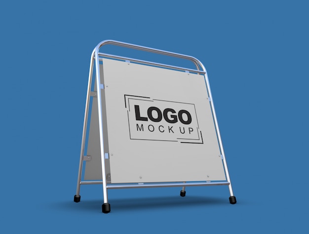 Stand e Logo Mock-up